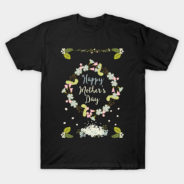 Happy Mother's Day 2021 - Cute Floral Greetings Card for Mother - Whimsical Art T-Shirt by Alice_creates